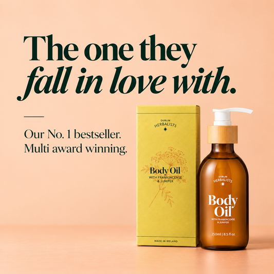 Natural Body Oil with Frankincense & Juniper Berry