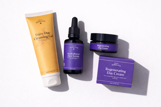 Dublin Herbalists Daily Skin Routine set