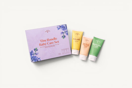 Building a Natural Baby Skincare Routine: Moisturiser, Massage Oil & Nappy Care