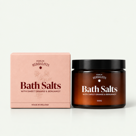 Bath Salts with Sweet Orange & Bergamot – Natural Irish Bath Salts