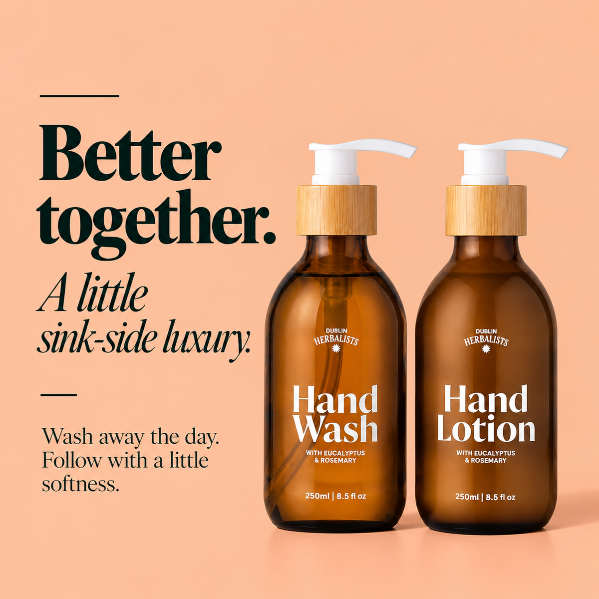 Hand Wash Gift Set – Natural Eucalyptus & Rosemary Hand Care Set Ireland