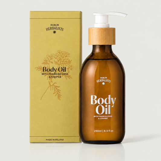 Natural Body Oil with Frankincense & Juniper Berry – Award-Winning Irish Body Oil