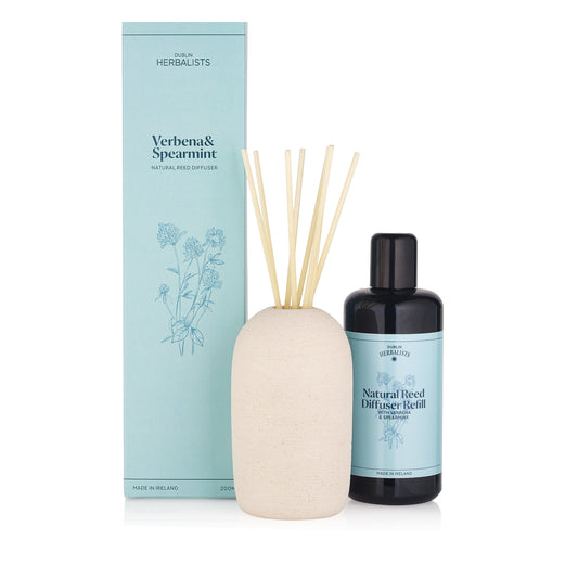 Verbena and Spearmint Natural Reed Diffuser Gift Set