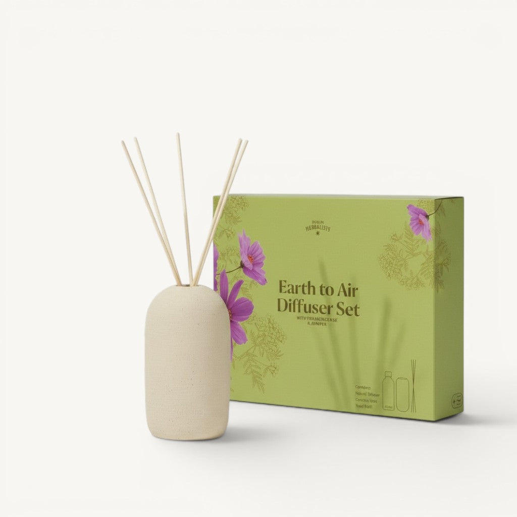 Frankincense & Juniper Natural Reed Diffuser Gift Set – Irish Home Fragrance