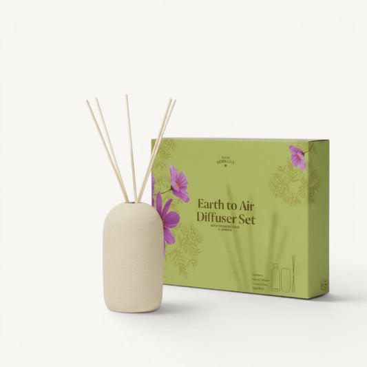 Set de regalo de difusor de varitas de incienso y enebro natural