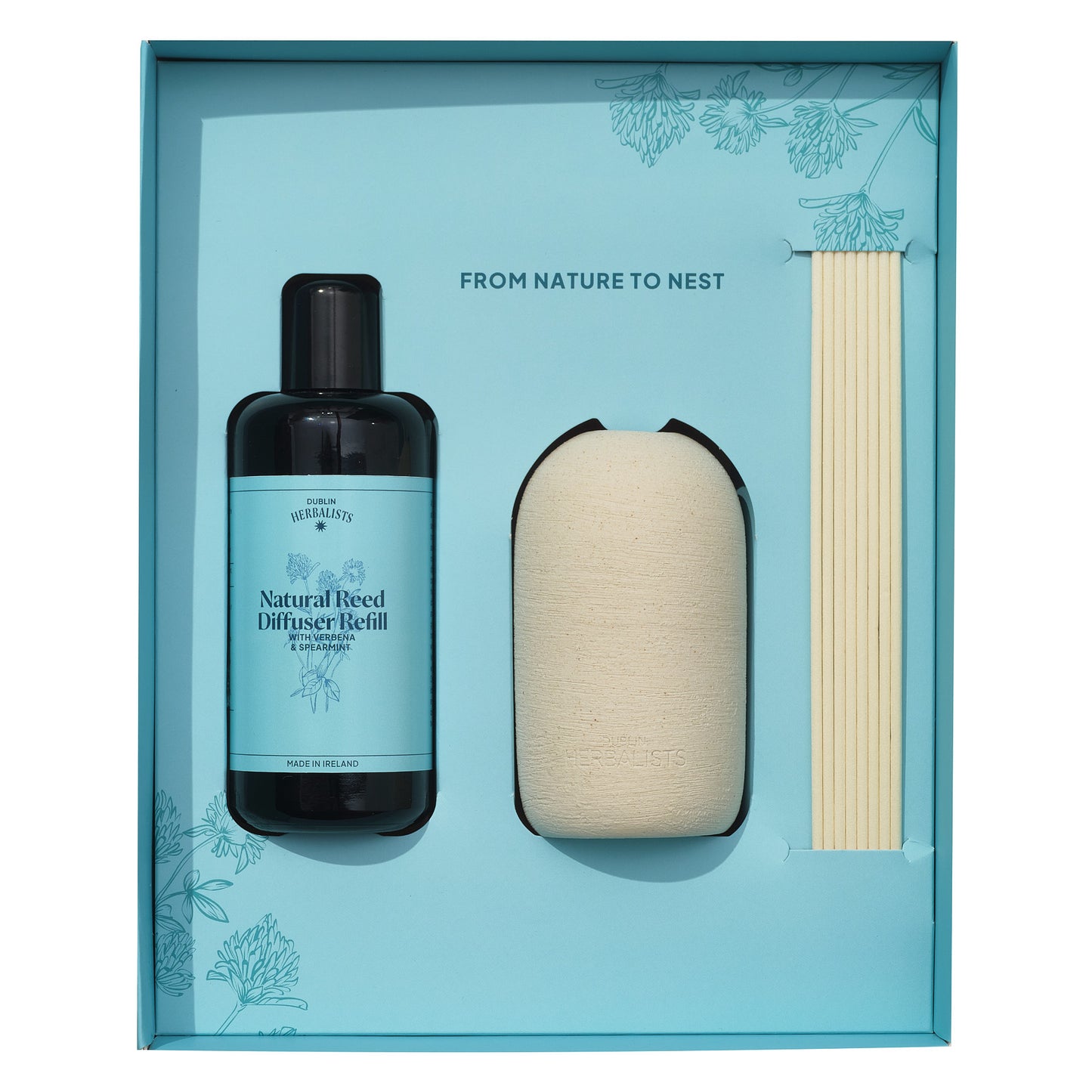 Verbena and Spearmint Natural Reed Diffuser Gift Set