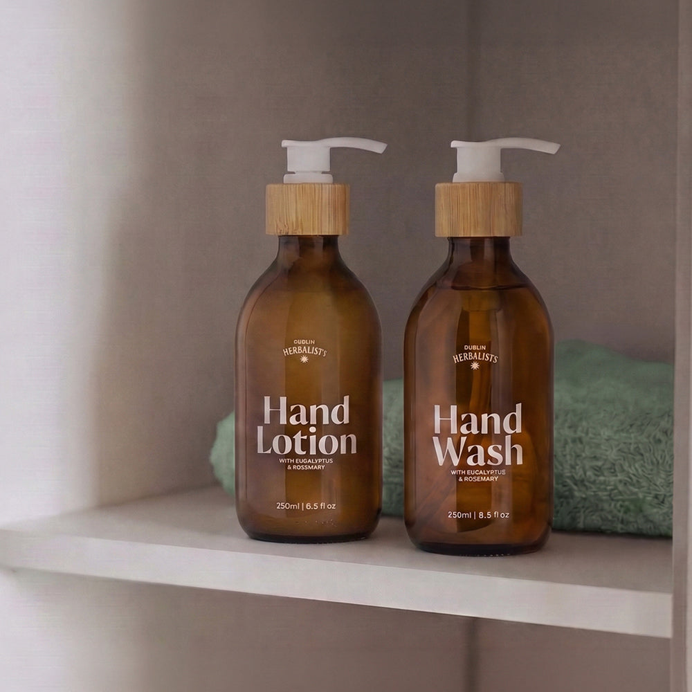 Natural Hand Lotion with Eucalyptus & Rosemary – Irish Botanical Hand Lotion