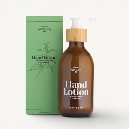 Natural Hand Lotion with Eucalyptus & Rosemary – Irish Botanical Hand Lotion