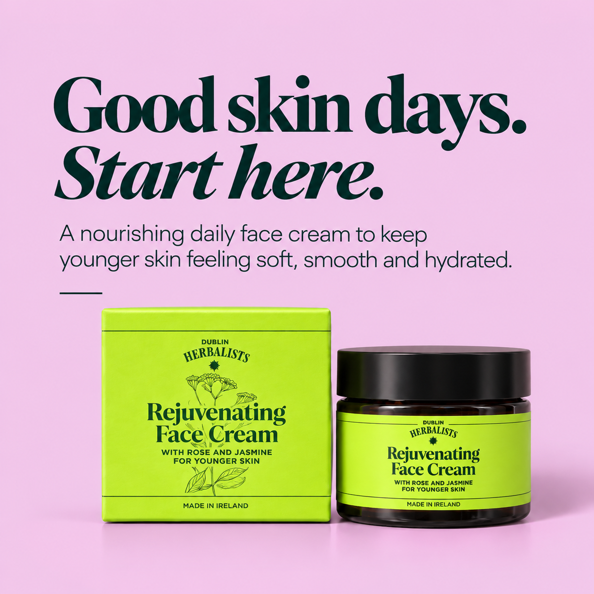 Crème visage rajeunissante pour une peau plus jeune