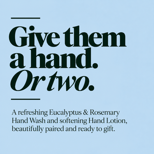 Hand Wash Gift Set – Natural Eucalyptus & Rosemary Hand Care Set Ireland