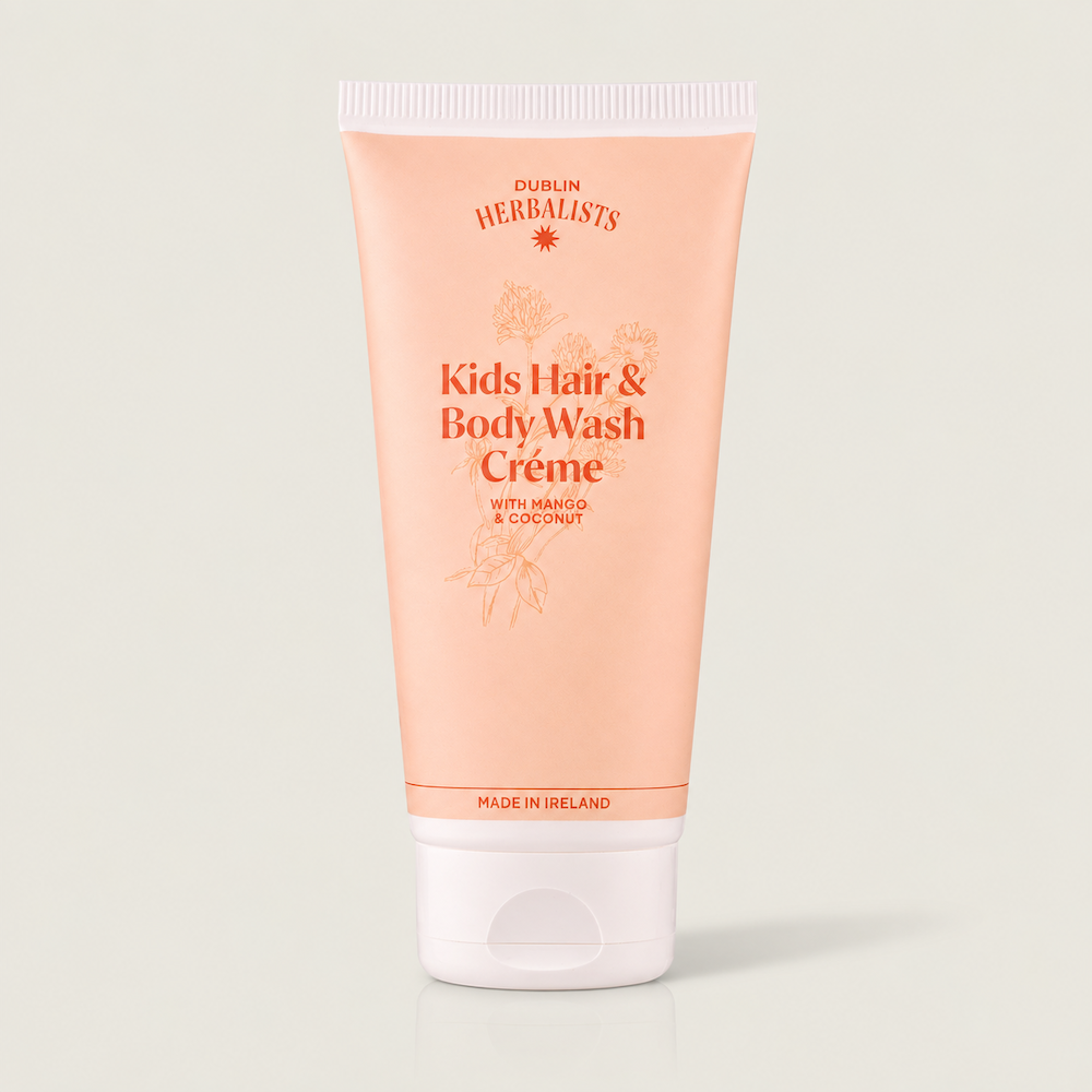 Kids Hair & Body Wash Crème with Mango & Coconut – Natural Irish Kids Wash