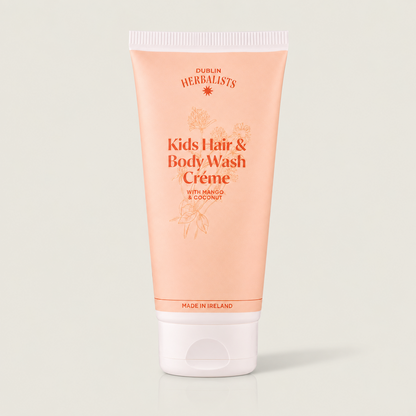 Kids Hair & Body Wash Crème with Mango & Coconut – Natural Irish Kids Wash