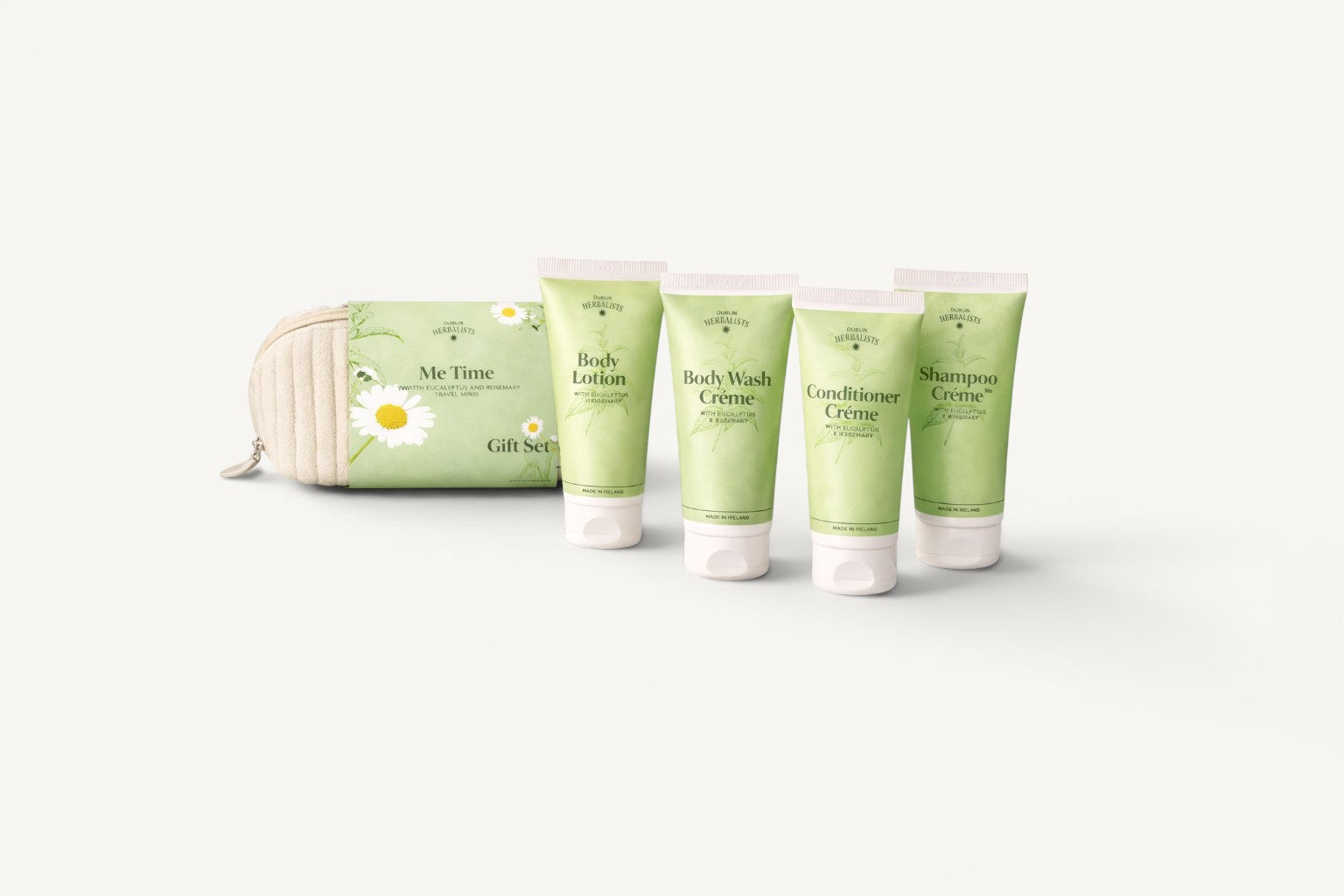 Me Time Travel Set – Natural Irish Travel Skincare & Haircare Gift Set by Dublin Herbalists Ireland
