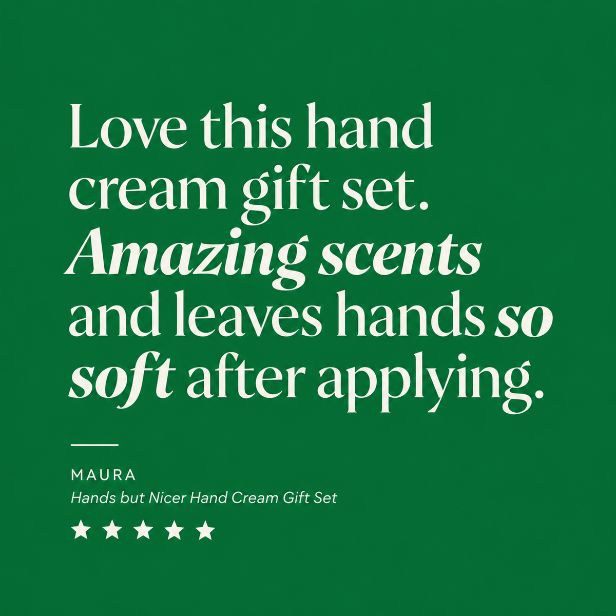 Hands but Nicer – Natural Hand Cream Gift Set 30ml Ireland