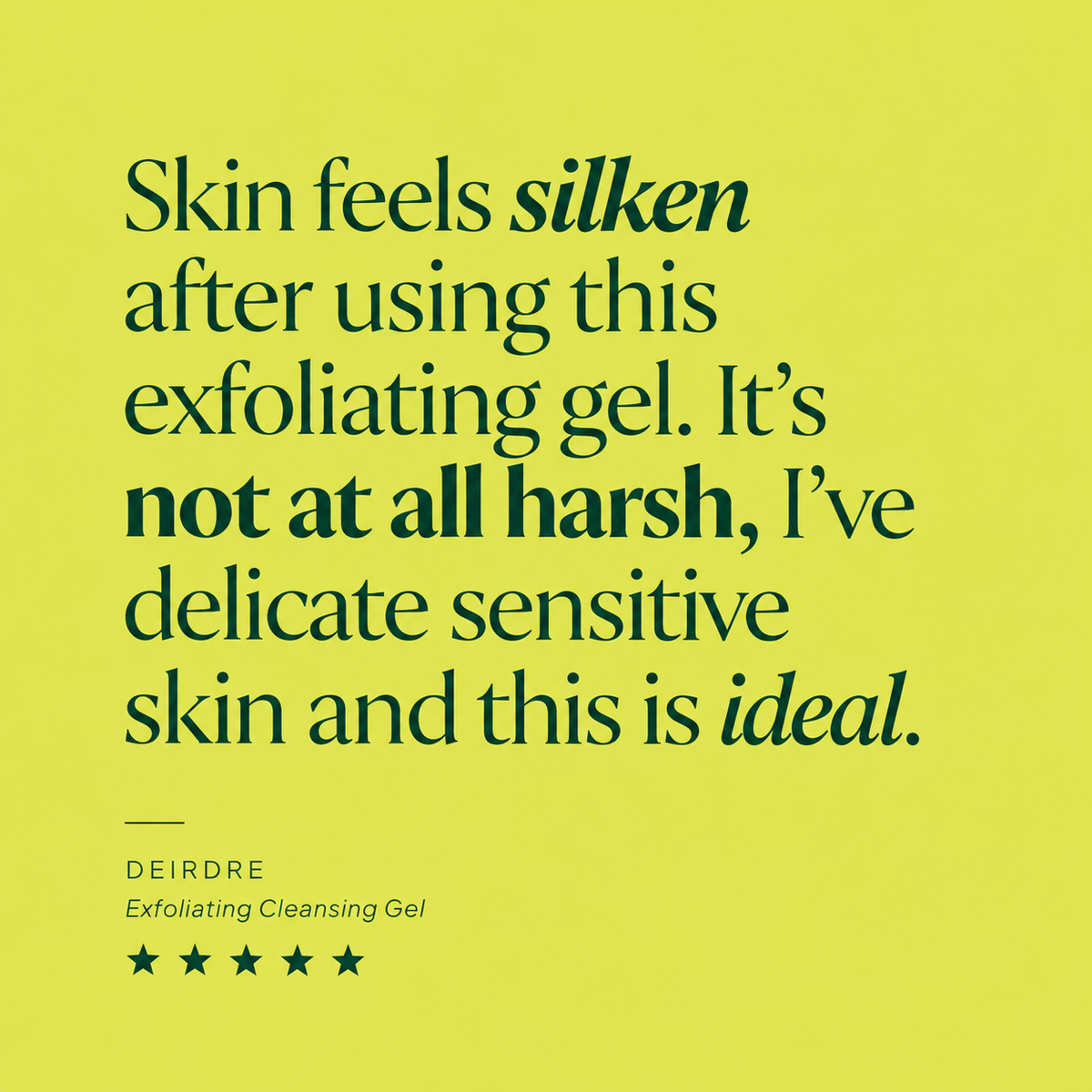 Exfoliating Cleansing Gel
