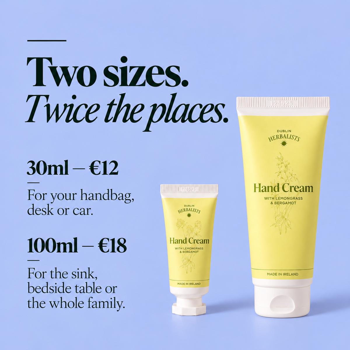 Crème Mains Nourrissante Citronnelle & Bergamote 30 ml