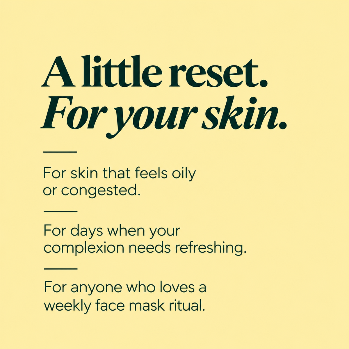 Detoxifying Face Mask
