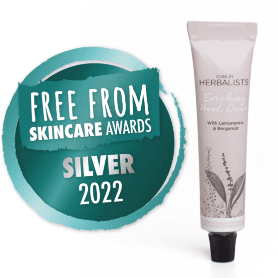 Enriching Hand Cream Lemongrass & Bergamot wins Silver Free from award